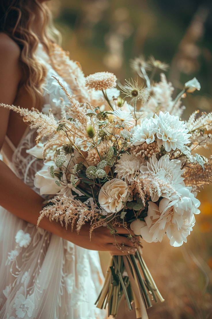 Bouquet boho chic