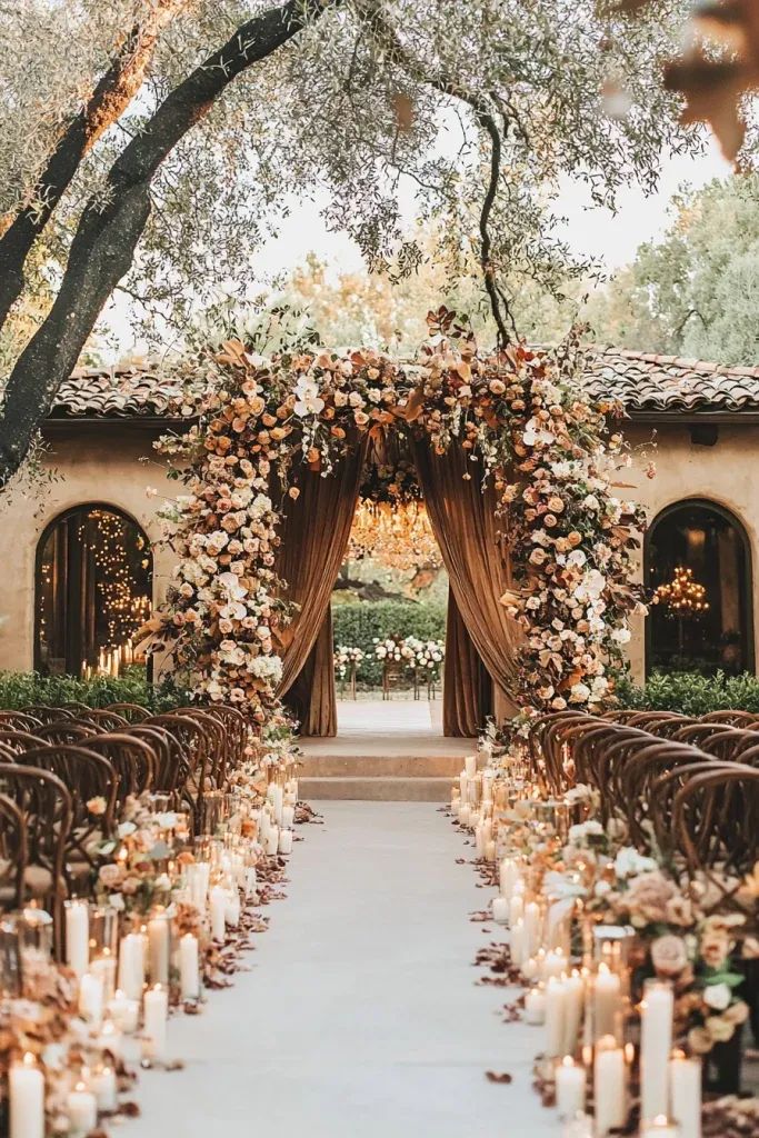 Decorazioni floreali boho